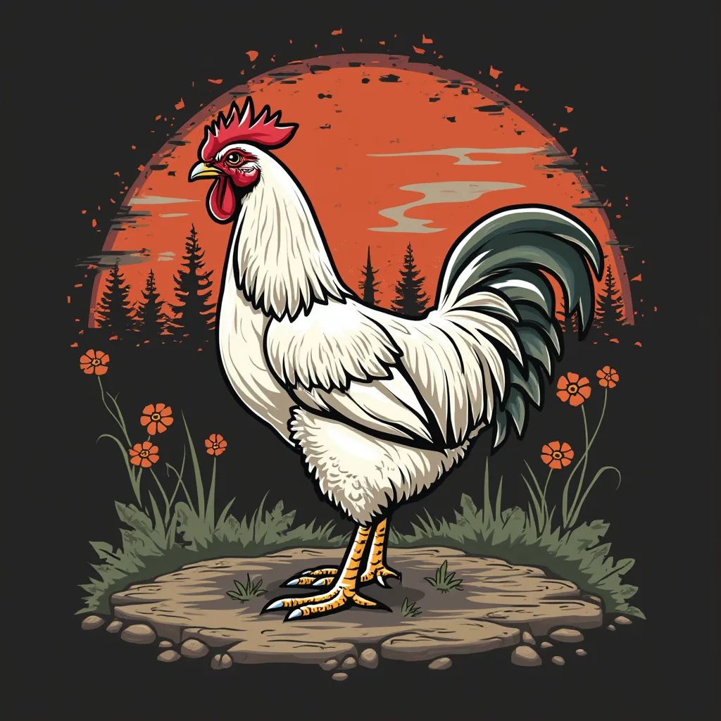 Chicken Road Logo White